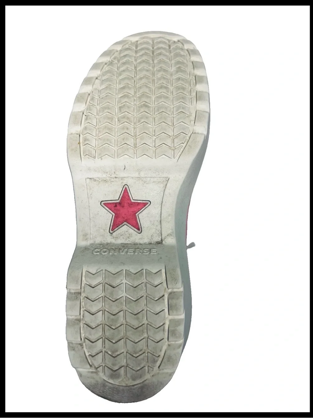 Converse Kids' Chuck Taylor All Star Lugged High TopSneaker Pink Glitter Size 2